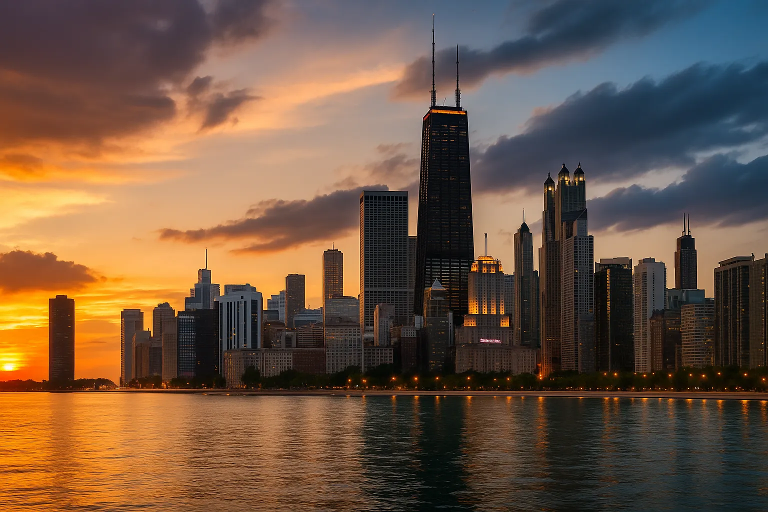 Photo Of Chicago Skyline