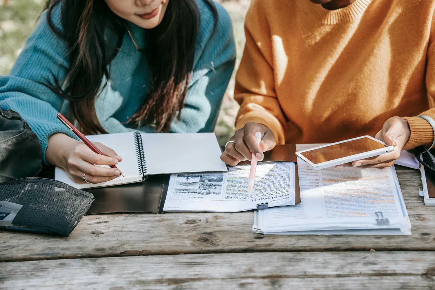 Student Taking Notes For School